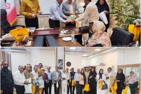 آیین تجلیل از شهروندان نمونه حوزه فضای سبز منطقه ۸ شهرداری اهواز برگزار شد
