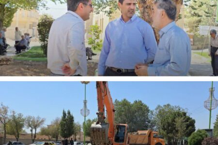 گام تازه مدیریت شهری شهرضا برای بهسازی میدان حر