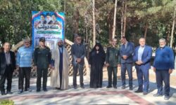 آیین کلنگ‌زنی احداث بارگاه شهید گمنام شهر سجزی
