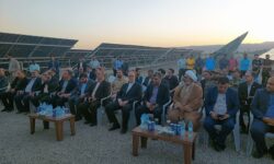 بهره برداری از نیروگاه خورشیدی ۱ مگاواتی شهرداری نهبندان