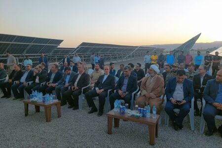 بهره برداری از نیروگاه خورشیدی ۱ مگاواتی شهرداری نهبندان