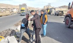 بازدید شهردار و رییس شورا از پروژهی اصلاح هندسی بلوار امام خمینی (ره) آبگرم