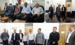 مراسم تودیع و معارفه حراست شهرداری آباده طشک برگزار شد