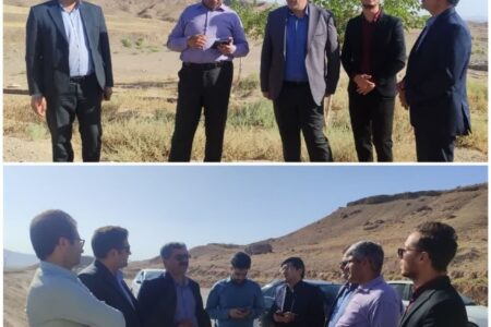 بازدید مسئولین از مسیر دسترسی به استخر قنات جهانی بلده در باغستان