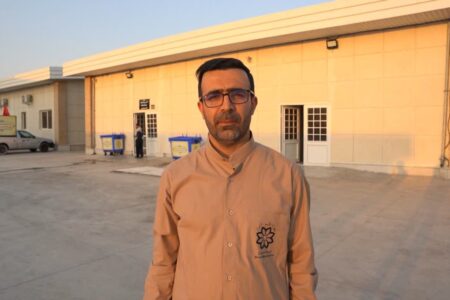 خدمت داوطلبانه کاروان «رهروان قائد شهید امت» شهرداری شیراز به زائران اربعین
