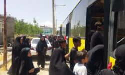پایان موفقیت آمیز خدمات رسانی ناوگان حمل و نقل شهرداری گلبهار در مراسم جاماندگان اربعین حسینی