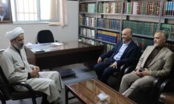 دیدار شهردار نسیم‌شهر و فرماندار بهارستان با امام جمعه جدید بخش بوستان-نسیم‌شهر