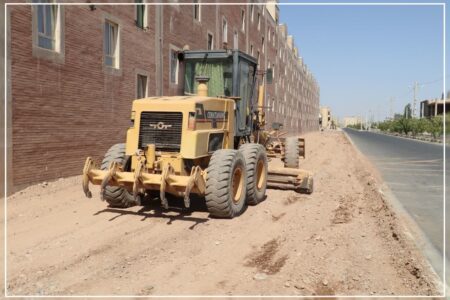 آغاز عملیات آماده‌سازی پیاده‌رو بلوار امیرکبیر شرقی در ایوان کی