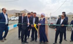 ️افتتاح و کلنگ‌زنی ۷ پروژه عمرانی و خدماتی در شهر برزک به مناسبت هفته دولت