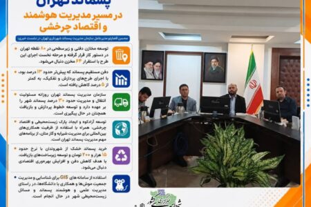 پسماند تهران در مسیر مدیریت هوشمند و اقتصاد چرخشی؛ توسعه مخازن دفنی و کاهش دفن مستقیم به کمتر از ۵ درصد