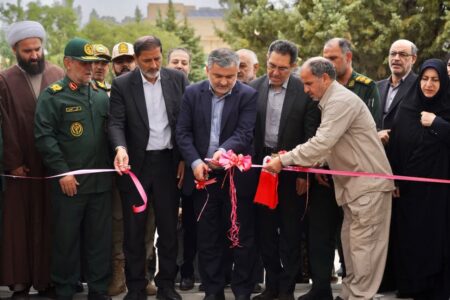 افتتاح یادمان شهید گمنام در شهرک اداری بعثت اردبیل