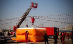 مانور بزرگ سازمان آتشنشانی و خدمات ایمنی شهرداری قزوین با هدف ارتقای آمادگی عملیاتی برگزار شد