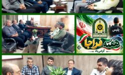  دیدار شهردار و شورای اسلامی شهر خالدآباد با نیروهای حافظ نظم و امنیت در هفته نیروی انتظامی