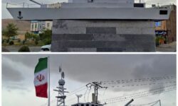نصب المان «ناو شکن قهرمان دنا» در میدان شهدای ارتش نهاوند
