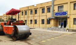 آغاز عملیات روکش و بهسازی محوطه مدرسه استثنایی بیاضیان توسط شهرداری محمدیه
