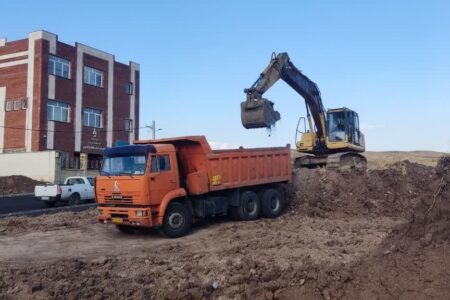 عملیات زیرسازی احداث فرهنگسرای ترکمنچای آغاز شد