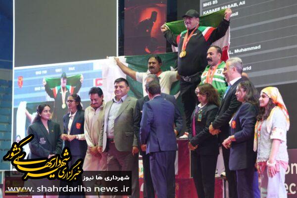 درخشش اقتدارآفرین شهردار شاپورآباد در میادین بینالمللی؛ فرید شریعتزاده قهرمان مسابقات مسترز آسیا و اپن جهان شد