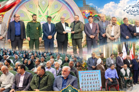برگزاری آیین تجلیل از جانبازان شیمیایی در شهر ابریشم